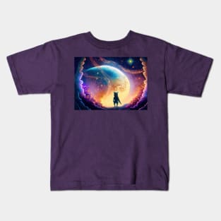 Cosmic Dreamer Kids T-Shirt